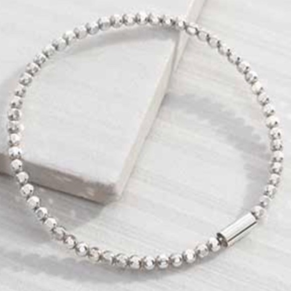 Silpada Sterling Silver Charlotte Stretch Bracelet